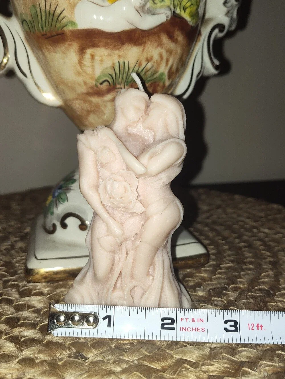 Romantic Embrace Sculpted Candle